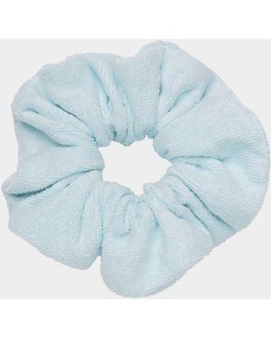 Hunza G Sunny Towelling Giant Scrunchie - Blue