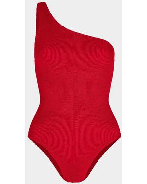 Hunza G Coverage Nancy Swim - Red