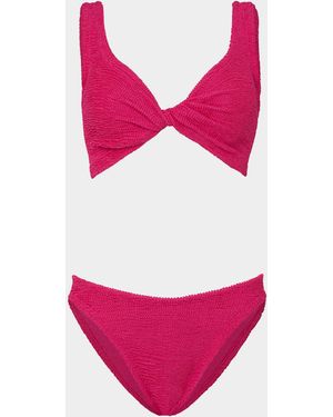 Hunza G Coverage Juno Bikini - Pink