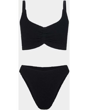 Hunza G Post-Mastectomy Bikini - Black