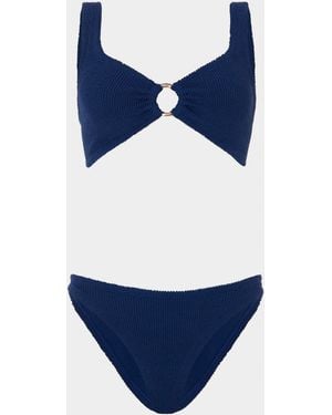 Hunza G Julia With Hoop Bikini - Blue