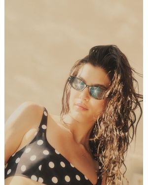 Hunza G Colette Polka Dot Bikini - Black