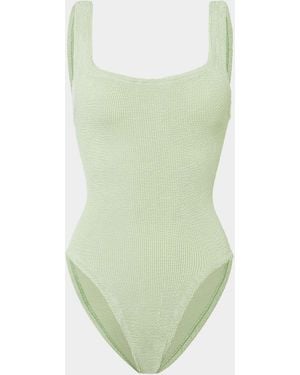 Hunza G For Fouquet's New York Square Neck Swim - Green