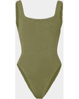 Hunza G Square Neck Swim - Green