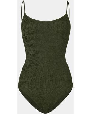 Hunza G Coverage Pamela Swim - Green
