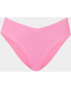 Hunza G V-Waist Bikini Bottom - Pink