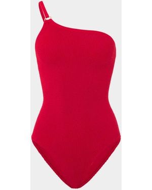 Hunza G Clara With Hoop Swim - Red