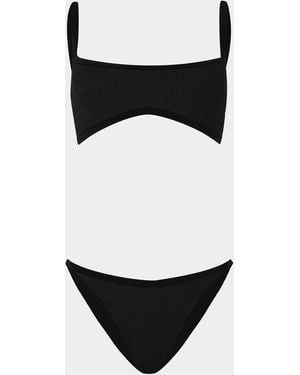 Hunza G Tyler Bikini Tonal - Black