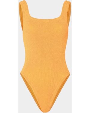 Hunza G Square Neck Swim - Orange