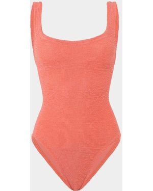 Hunza G Square Neck Swim - Pink