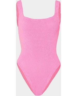 Hunza G Square Neck Swim - Pink