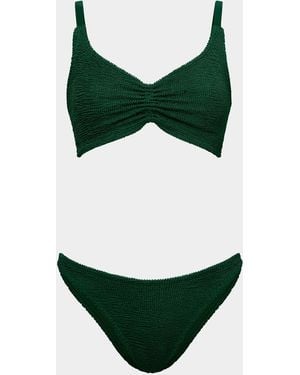 Hunza G Post-Mastectomy Bikini - Green