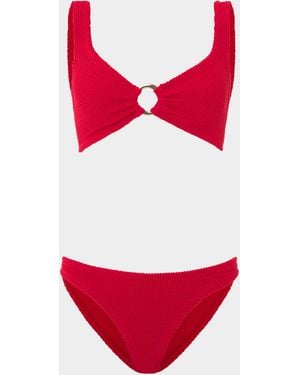 Hunza G Julia With Hoop Bikini - Red