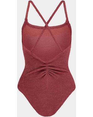 Hunza G Bette Swim - Red
