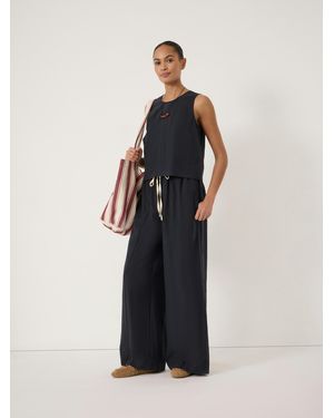 Hush Peony Wide Leg Trousers - Multicolour