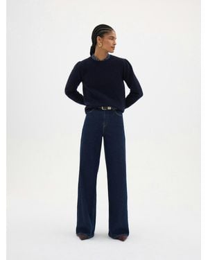 Hush Nessa Wide Leg Jeans - Blue
