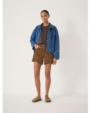 Hush Cordi Cotton Shorts - Blue