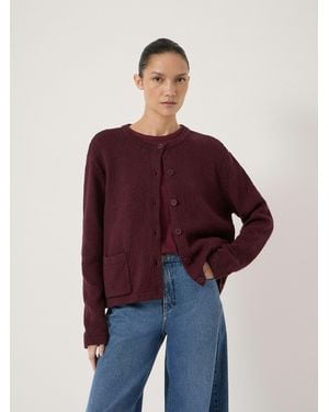 Hush Tess Textured Cotton Blend Cardigan