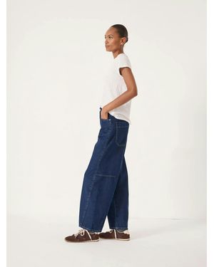 Hush Bree Horseshoe Barrel Leg Jeans - Blue