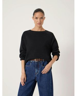 Hush Matilda Cotton Raglan Top - Blue