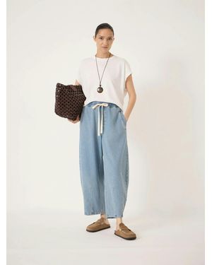 Hush Rina Supersoft Barrel Leg Jeans - Blue