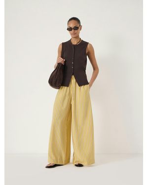 Hush Arwen Wide Leg Trouser - Natural
