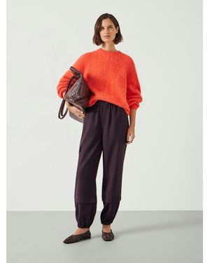 Hush Ava Wool Cargo Trousers - Red