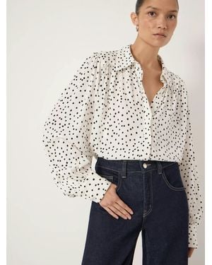 Hush Sigrid Polka Dot Long Sleeve Shirt - Multicolour