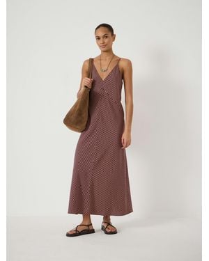 Hush Seam Detail Maxi Slip Dress - Multicolour