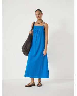 Hush Carmen Seersucker Beach Maxi Dress - Blue