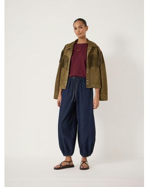 Hush Billie Bubble Hem Jeans - Blue