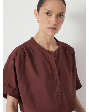 Hush Debbie Air Flow Blouse - Brown