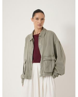 Hush Melinda Supersoft Relaxed Utility Jacket - Natural