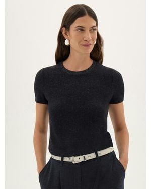 Hush Elarae Supersoft Crew T-Shirt - Black