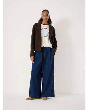 Hush Taylor Jersey Denim Trousers - Blue