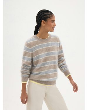 Hush Aurelia Brushed Cashmere Jumper - Grey