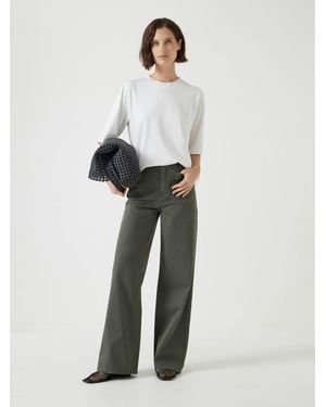 Hush Rowan Flared Trousers - White