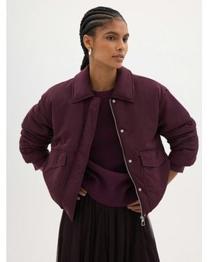 Hush Blythe Padded Jacket - Purple