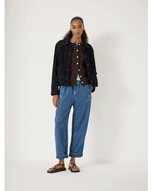 Hush Supersoft Denim Barrel Leg Jeans - Blue