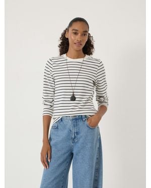 Hush Mia Stripe Slim Long Sleeve - Blue