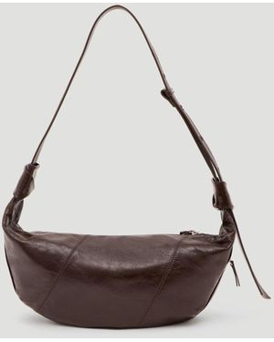 Hush Oversized Leather Crescent Bag - Multicolour