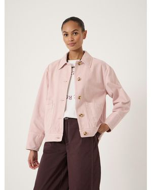 Hush Avril Cotton Barn Jacket - Pink