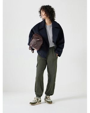 Hush Ava Washed Cargo Trousers - Black