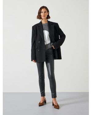 Hush Leather Legging - Black