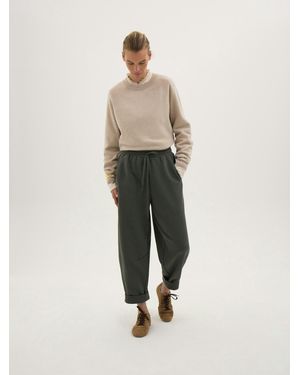 Hush Jack Barrel Joggers - Natural