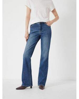 Hush Eliana Mid Rise Bootcut Jeans - Blue