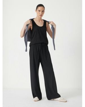 Hush Amie Wide Leg Joggers - Blue