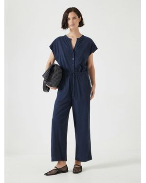 Hush Kendall Jersey Jumpsuit - Blue