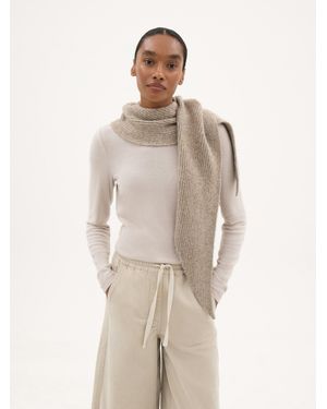 Hush Elarae Supersoft Crew Neck Long Sleeve Top - Natural