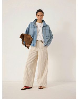 Hush Nessa Wide Leg Jeans - Natural